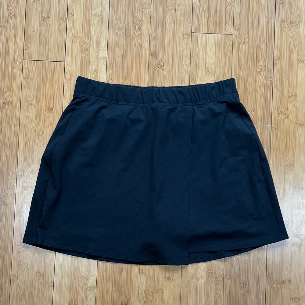 Abercrombie & Fitch Black Active Skort